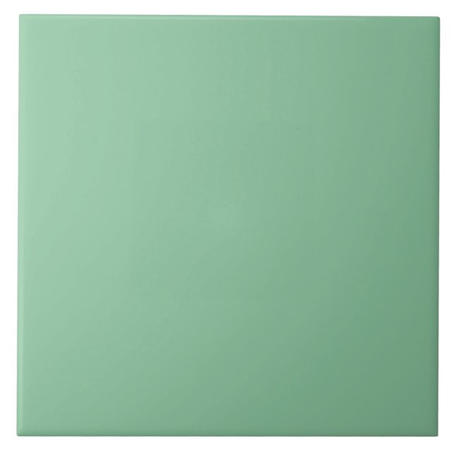 Green Solid Color  Ceramic Tile (Front)