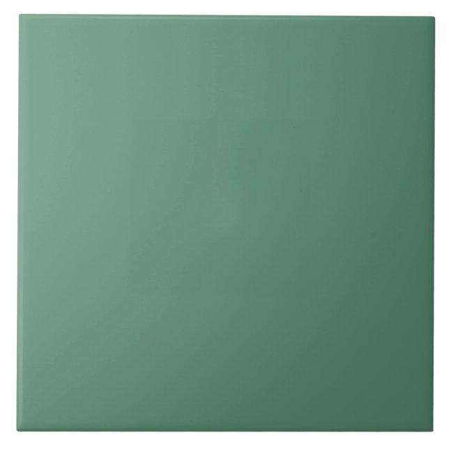 Green Solid Color  Ceramic Tile (Front)