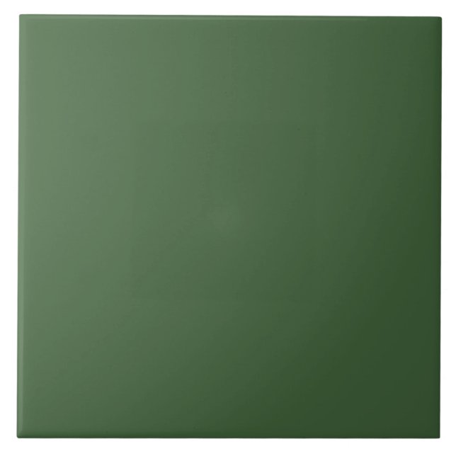 Green Solid Color  Ceramic Tile (Front)