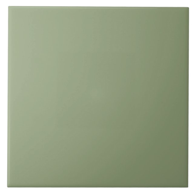 Green Solid Color  Ceramic Tile (Front)