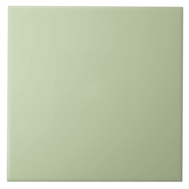 Green Solid Color  Ceramic Tile (Front)