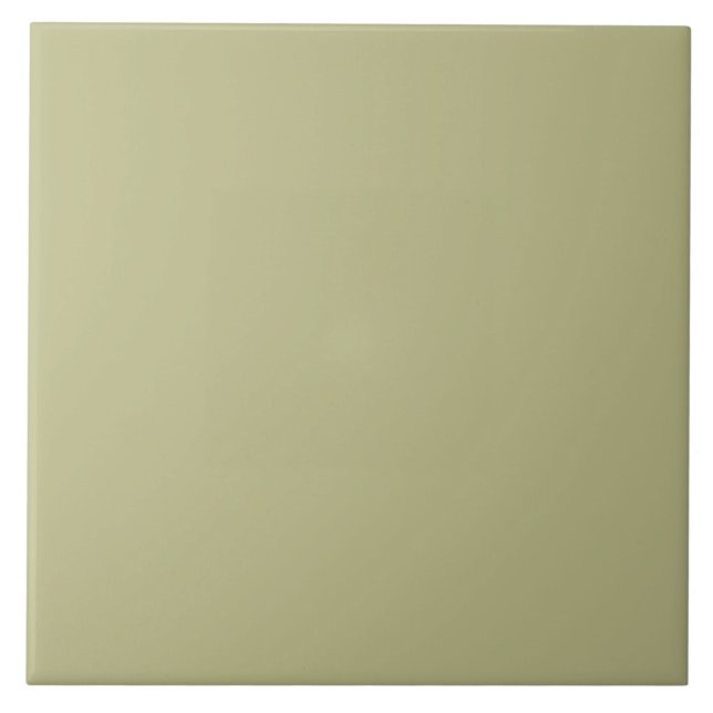 Green Solid Color  Ceramic Tile (Front)