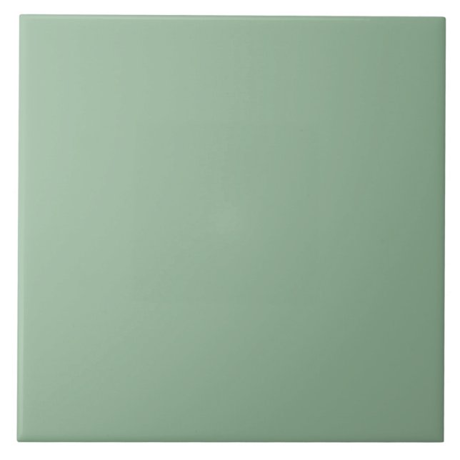 Green Solid Color  Ceramic Tile (Front)