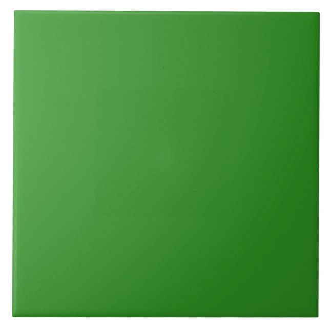 Green Solid Color  Ceramic Tile (Front)