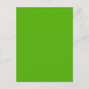 GREEN (solid color) ~ Postcard