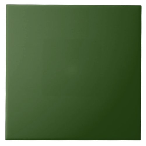 Green Solid Color Tile