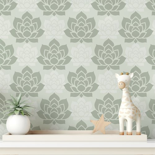 Green Sophisticated Succulent Wallpaper