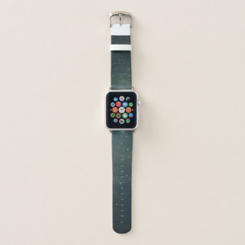 green soundwave apple watch band