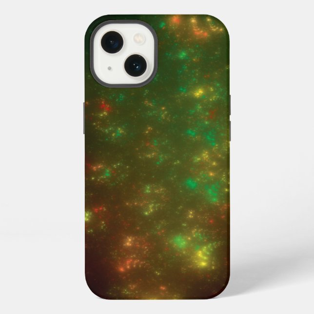 Green Space Iphone Case (Back)