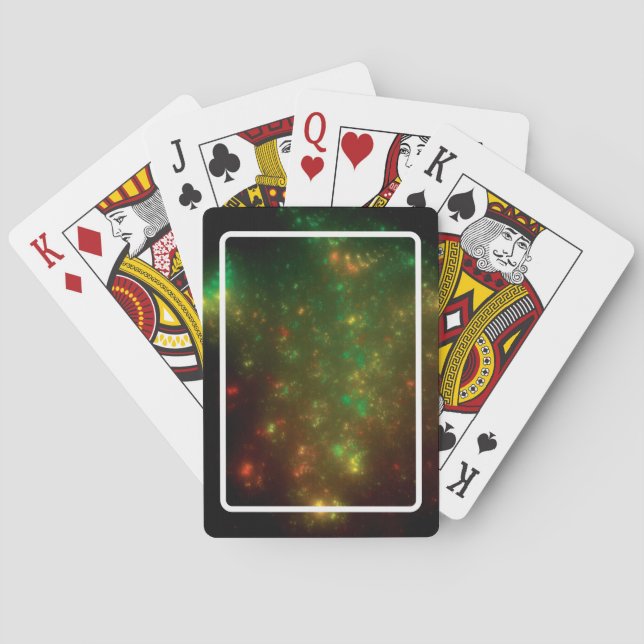 Green Space Poker Cards (Back)