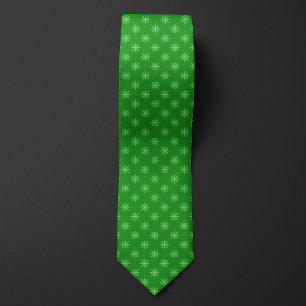 Green Spark Plug Mechanic's Neck Tie