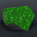 Green sparkling glitter pattern neck tie<br><div class="desc">Experience the beauty of our vibrant gtrrn glitter texture pattern,  perfect for adding a touch of elegance to your wardrobe accent.</div>
