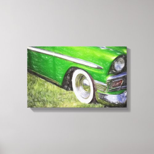 Green Speed Canvas Print