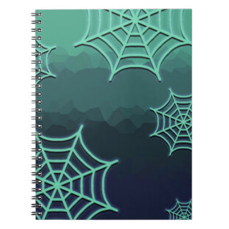 Green Spiderweb Notebook