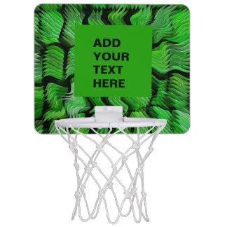 Green Spike Mini Basketball Hoop
