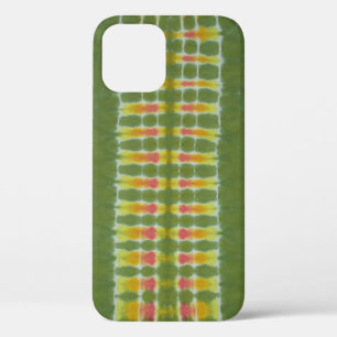 Green Spine Tie Dye iPhone 12 Case