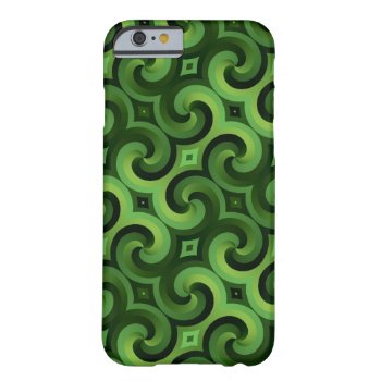 Green Spiral Digital Art Phone Case by giftsbygenius at Zazzle