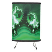 Green Spiral Fractal Tripod Lamp (Right)