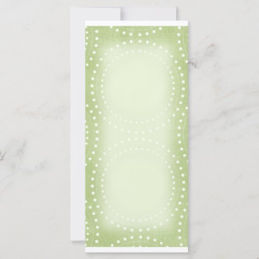 Green Spiral Rack Card (Front)