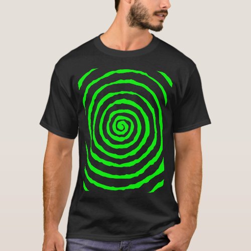 Green Spiral T_Shirt