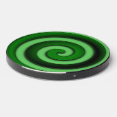 Green Spiral Zone Wireless Charger (Front 2)