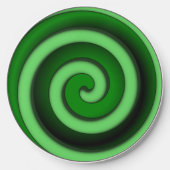 Green Spiral Zone Wireless Charger (Front)