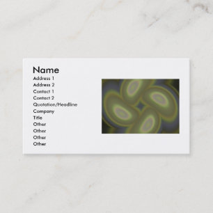 Green Spirals Business Card