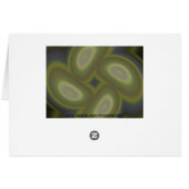 Green Spirals Cards (Back Horizontal)