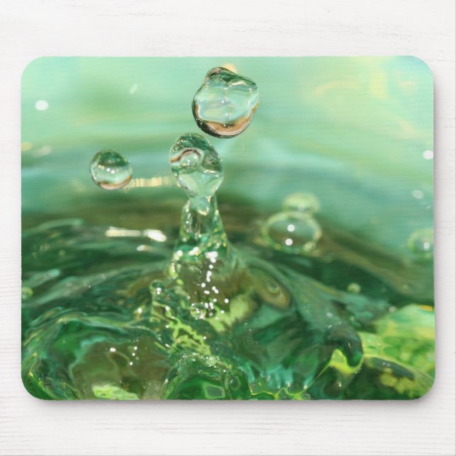Green Splash Mousepad (Front)