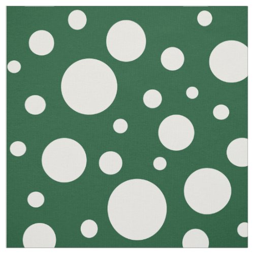 Green Spots Fabric