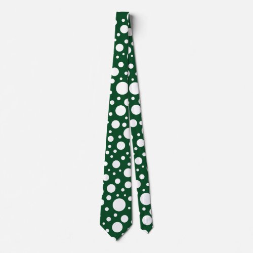 Green Spots Tie