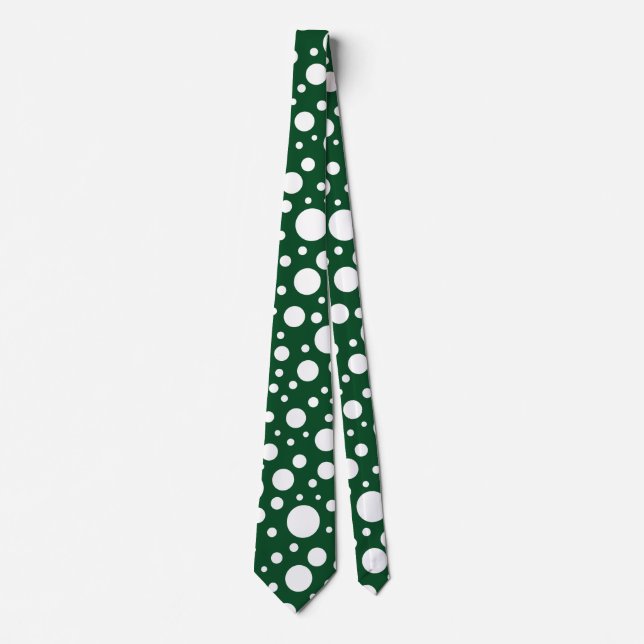 Green Spots Tie (Front)