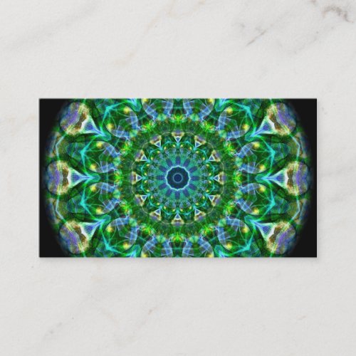 Green Spring Kaleidoscope Business Card