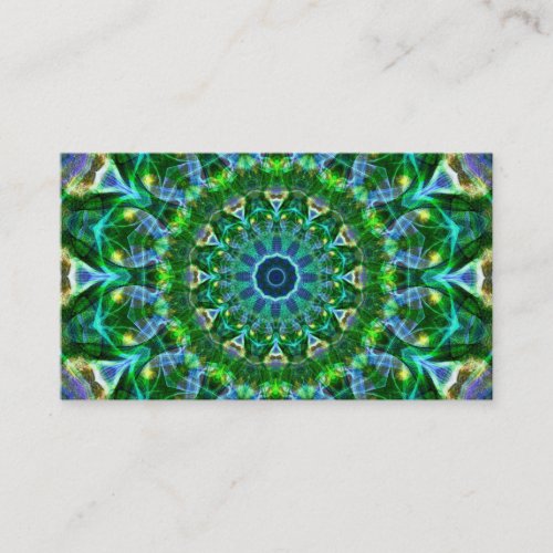 Green Spring Kaleidoscope Business Card