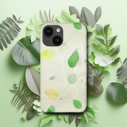 Green Spring Mulberry Papier_Mch Beautiful iPhone 15 Case