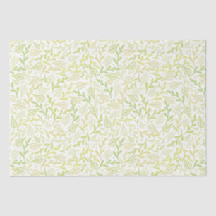 Green Spring Nature Leaf Pattern Tissue Paper