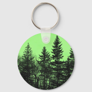 Green Spruce Keychain