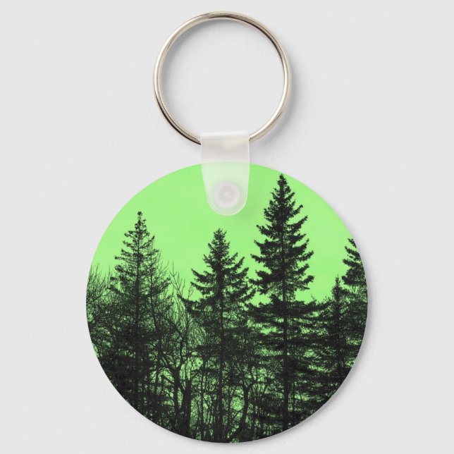 Green Spruce Keychain (Front)