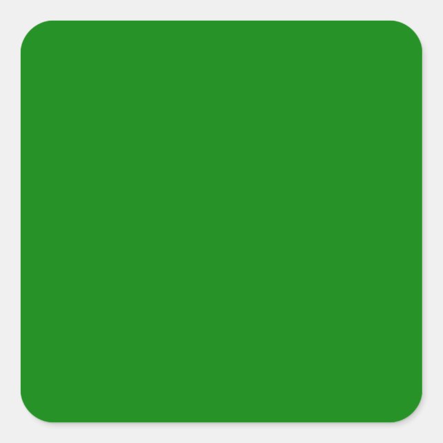 Green Square Sticker (Front)