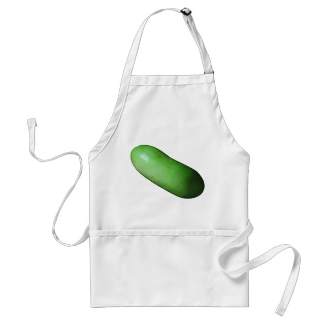 Green Squash (Winter Melon) Adult Apron (Front)