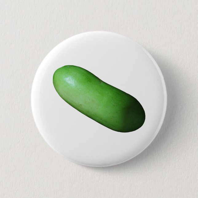Green Squash (Winter Melon) Button (Front)