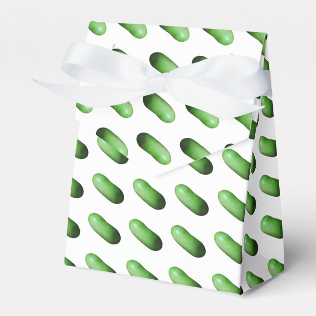 Green Squash (Winter Melon) Favor Boxes (Front Side)