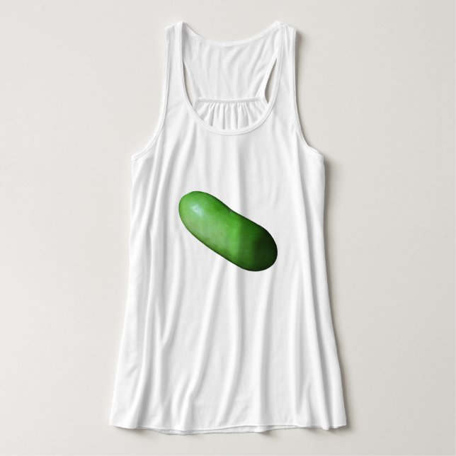 Green Squash (Winter Melon) Tank Top (Design Front)
