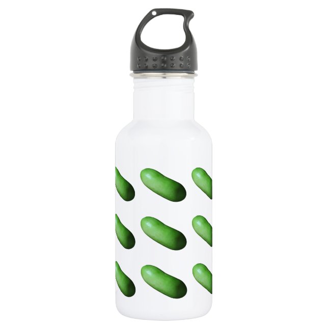 Green Squash (Winter Melon) Water Bottle (Front)