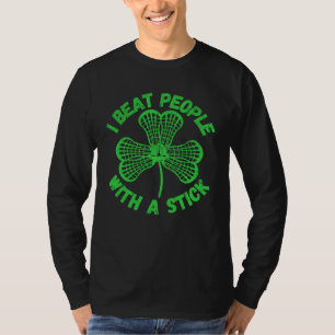 Green St Patrick s Day Lacrosse Sticks T-Shirt