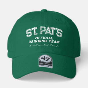 Green St Patrick's Day drinking team hat