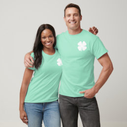 Green St Patrick&#39;s Day Jacket | Lucky Irish clover T-Shirt