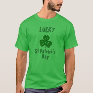 Green St Patrick's Day Shamrock | Lucky T-Shirt