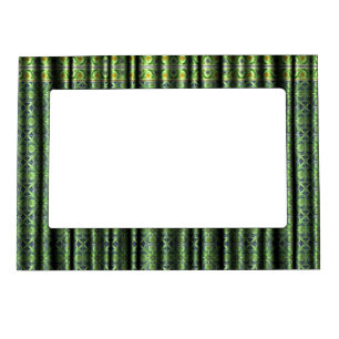 Green Stage Curtain Fancy Magnetic Frame