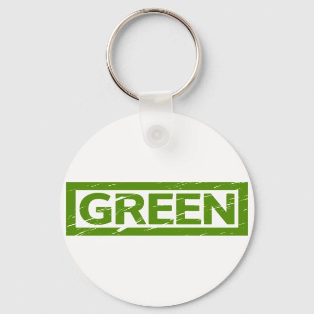 Green Stamp Keychain (Front)